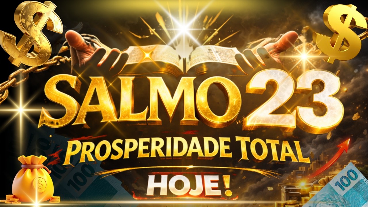 👉 SALMO 23 PARA DINHEIRO URGENTE | DEUS VAI MUDAR SUA VIDA FINANCEIRA A PARTIR DE HOJE