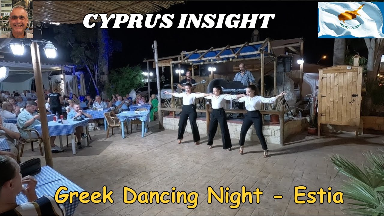 Greek Evening at Estia Taverna Protaras Cyprus - Thursday Night Fun.