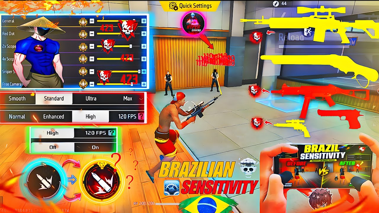 Free Fire Max Headshot Setting After Update 2026⚡Best Sensitivity Settings ⚙️| Sensitivity Setting