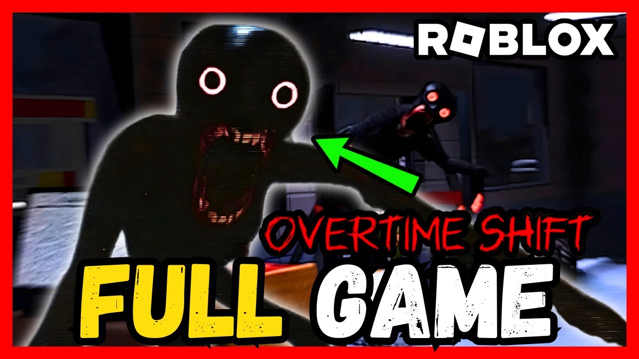 Infected Gas Station 'Overtime Shift' FULL GAME Walkthrough & Ending - ROBLOX [4K60FPS]