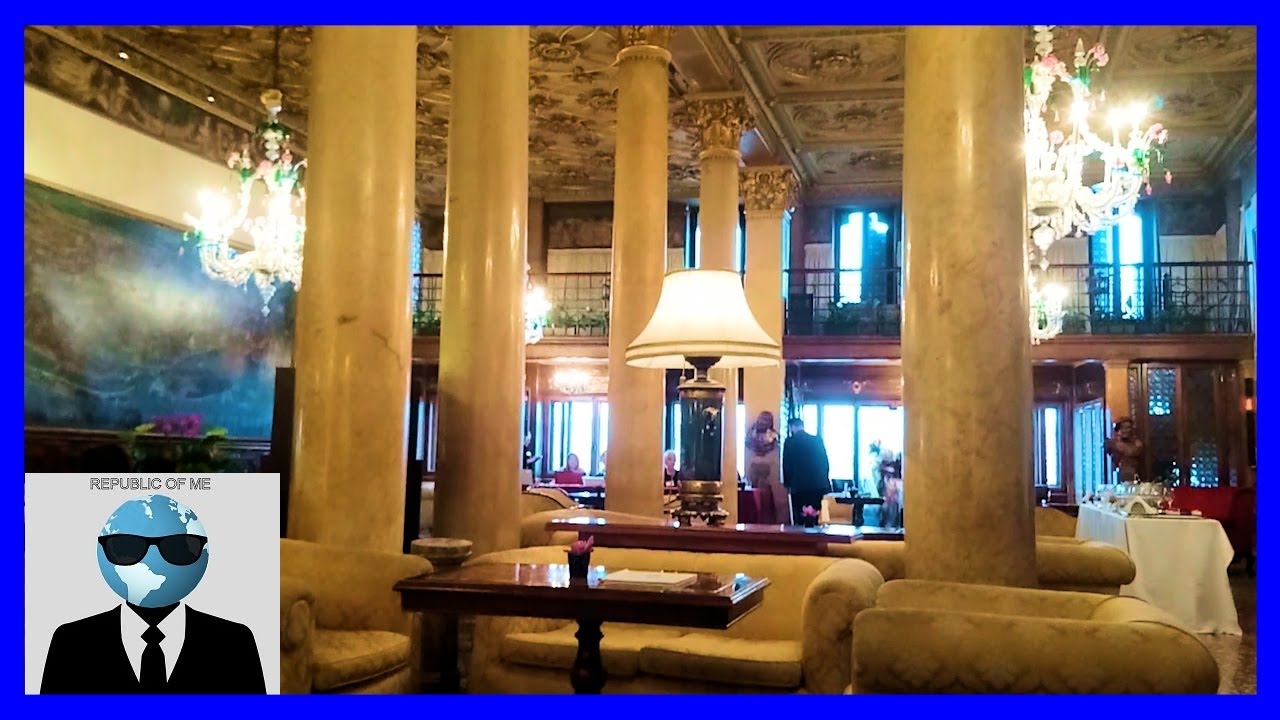 The stunning lobby bar at the Danieli Hotel, Venice - May 2019 🇮🇹