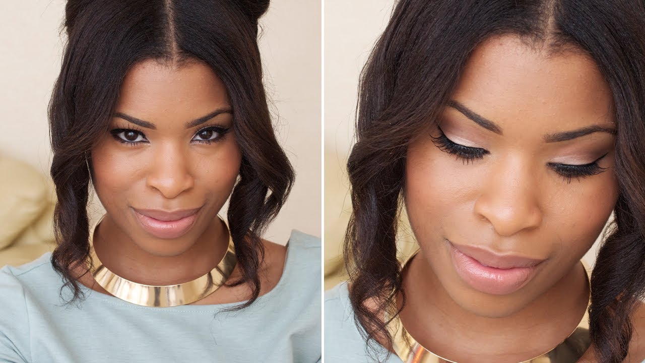 Sultry Eyes, Peachy Cheeks & Nude Lips | MAKEUP