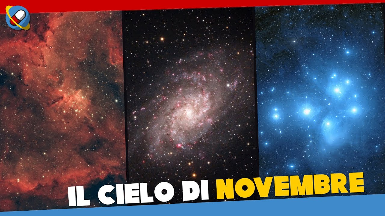 ASTROFOTOGRAFIA - Il CIELO di NOVEMBRE. La regina CASSIOPEA e le sette sorelle delle PLEAIDI