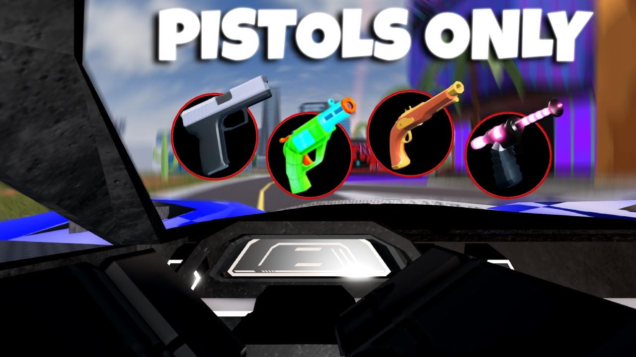 ROBLOX JAILBREAK FIRST-PERSON CHALLENGE (20K BOUNTY WITH PISTOLS ONLY)