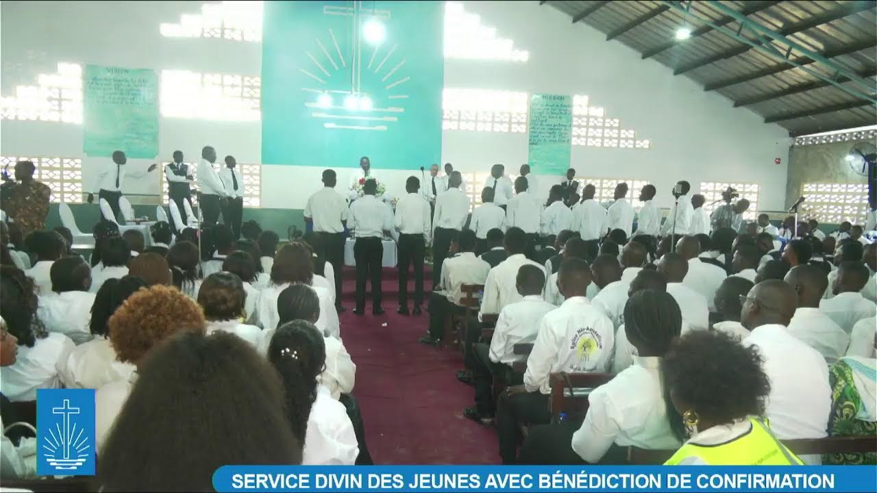 Service divin des jeunes avec Bénédiction de confirmation - Église Néo-Apostolique au Congo