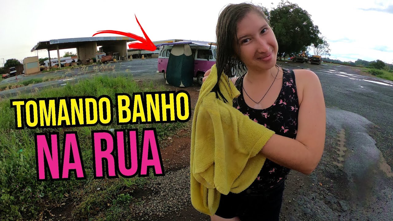MELHOR TÉCNICA para TOMAR BANHO NA RUA!