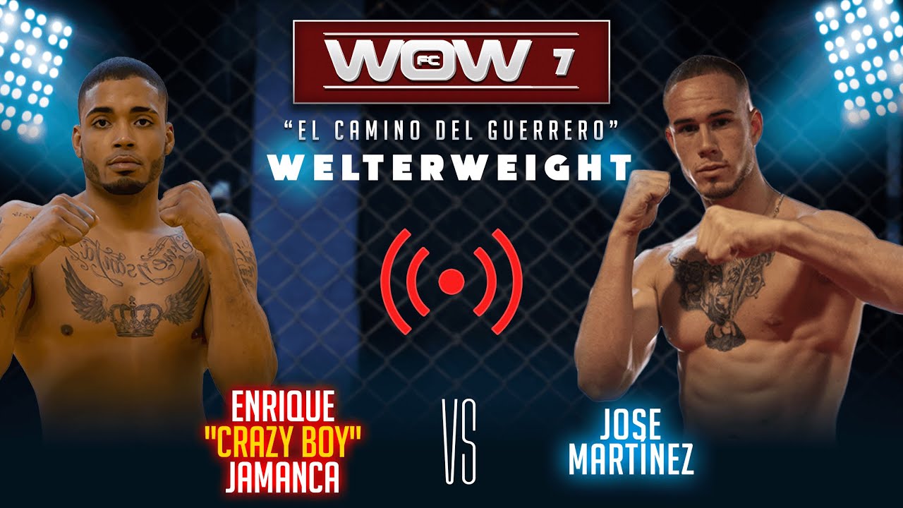 WOW 7 - Enrique "Crazy Boy" Jamanca vs Jose MartínezWOW 7 - Roberto Ionescu vs Saias Santana