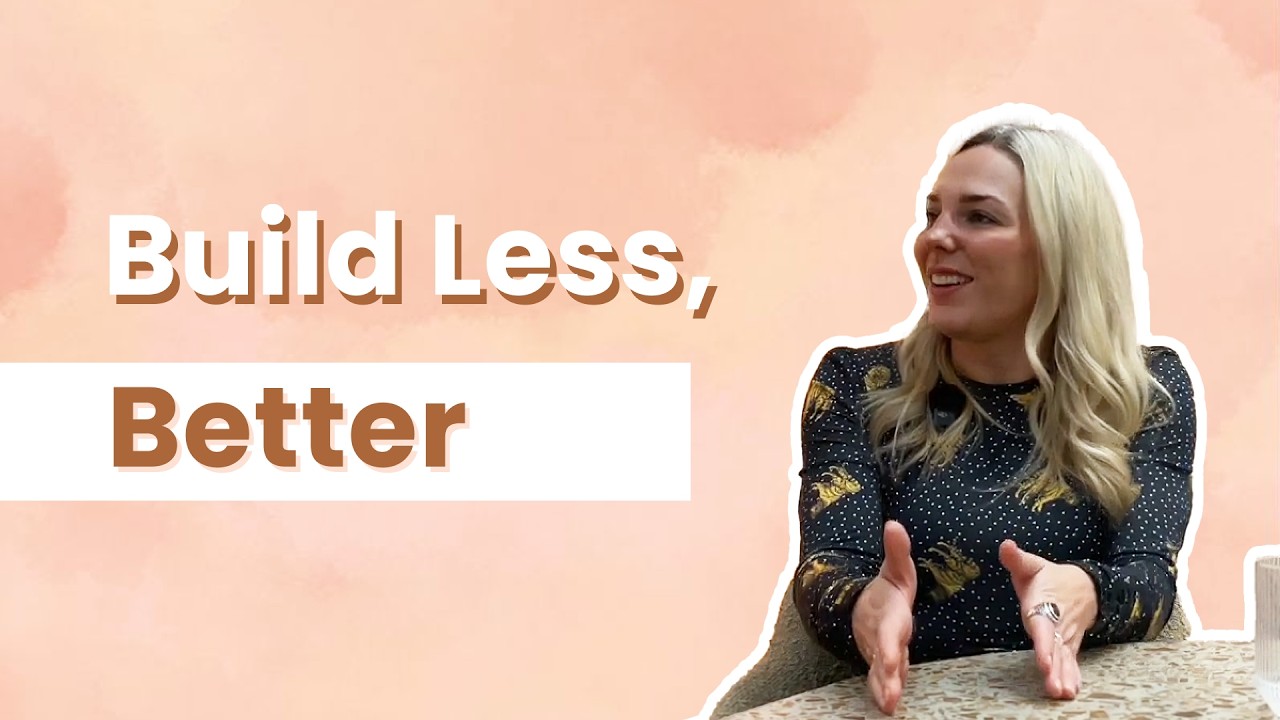 Sneak Peak! 👀 How to Build Less, Better: with Oktra's Jenny Edwards