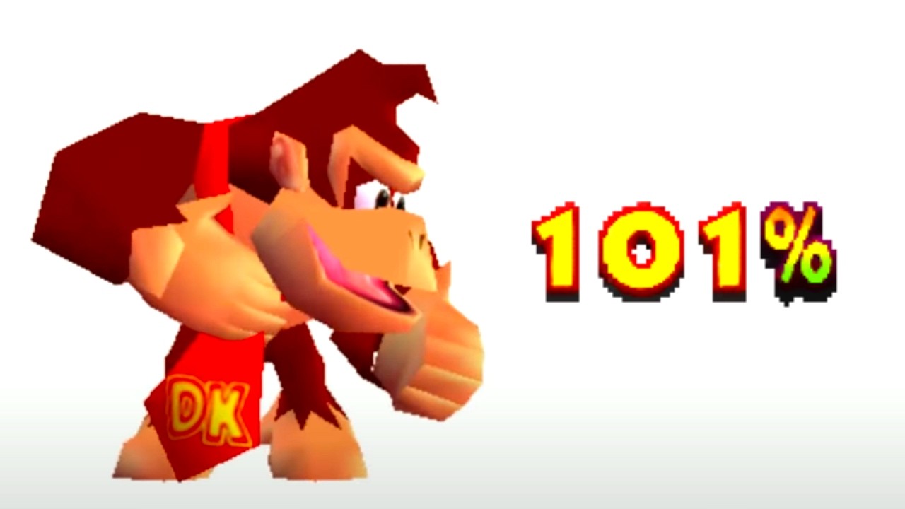 【N64】ドンキーコング64 101% - Full Game Playthrough