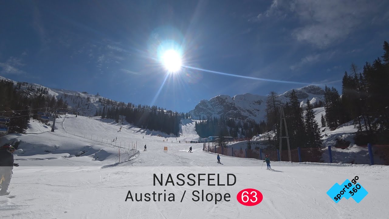 053 Nassfeld – Ski__Luuz | Slope 63 Scheibelbodenabfahrt | Next slope from Kofel Platz