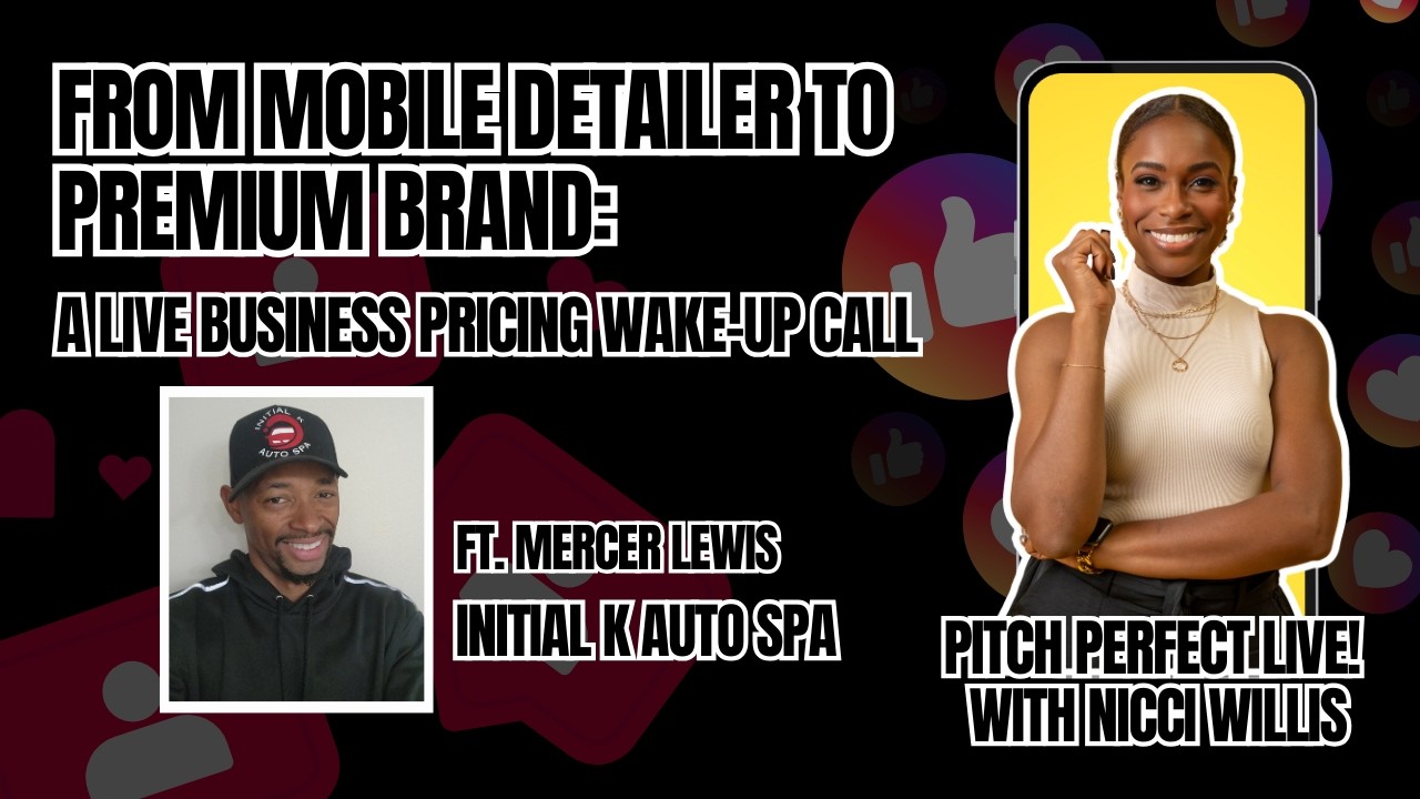 From Mobile Detailer to Premium Brand: A Live Business Pricing Wake-Up Call ft. Initial K Auto Spa