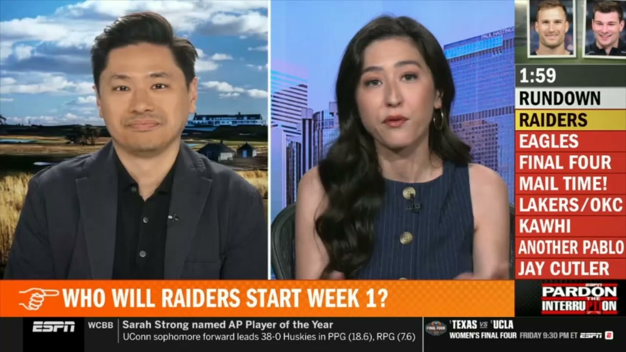 Pardon The Interruption | Raiders add Cousins, Hurts-Eagles' drama, Lakers over Thunder? - Wilbon