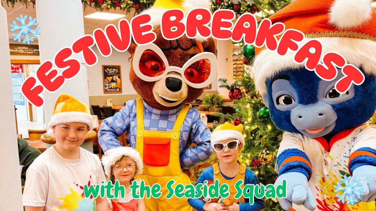 Праздничный завтрак с командой Seaside Squad в Rockley Park Haven 🎄🎅🏻