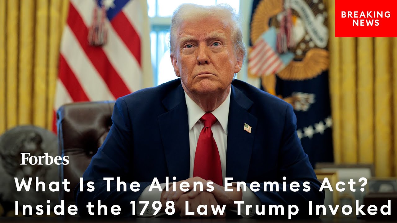 What Is The Alien Enemies Act? Inside The 18th Century Law Trump Invoked For Deportations