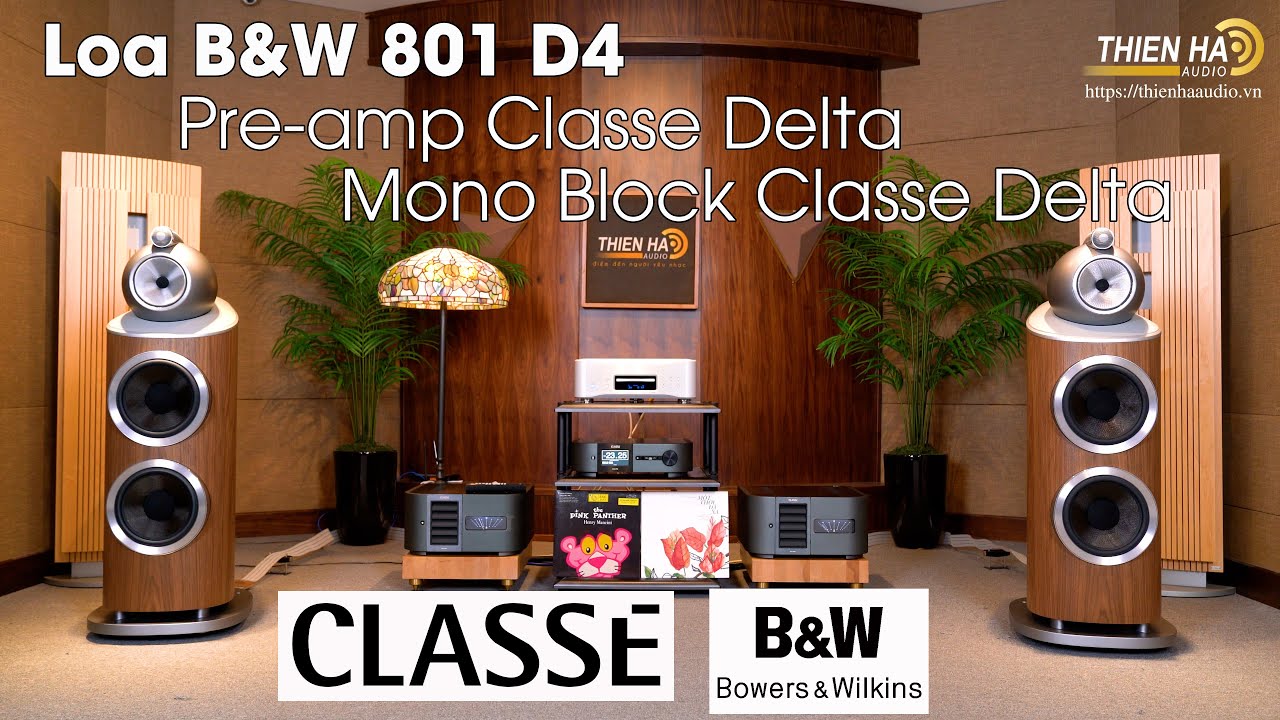 Loa B&W 801 D4 - New Model 2021 - Phối Ghép Pre + MonoBlock Classe Delta - Đẳng Cấp Ultra-Hiend