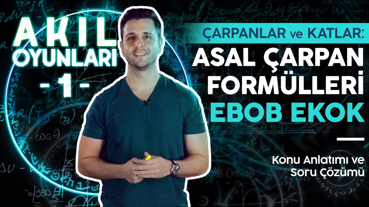 8. Sınıf Matematik Çarpanlar ve Katlar: Asal Sayılar, EBOB EKOK | Ozan Alper ile Lightboard Dersi #1