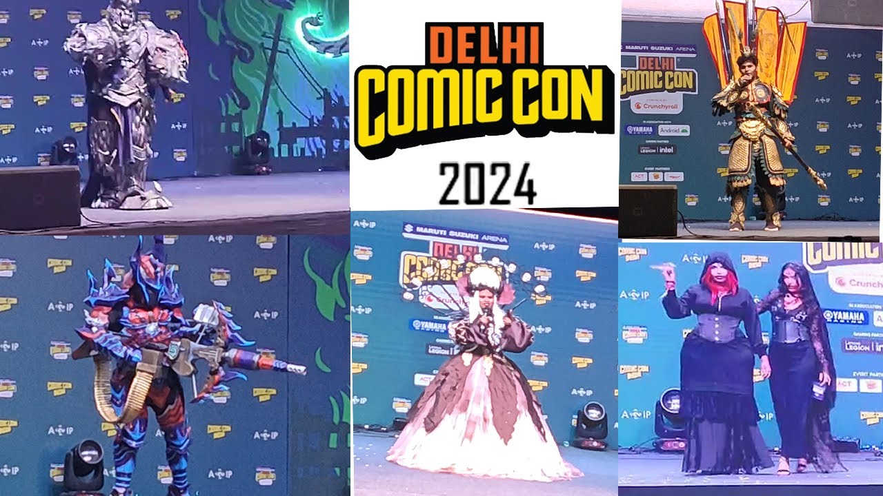 comic con 2024 cosplay stage show all anime event all type of anime #anime #comiccon #animefan