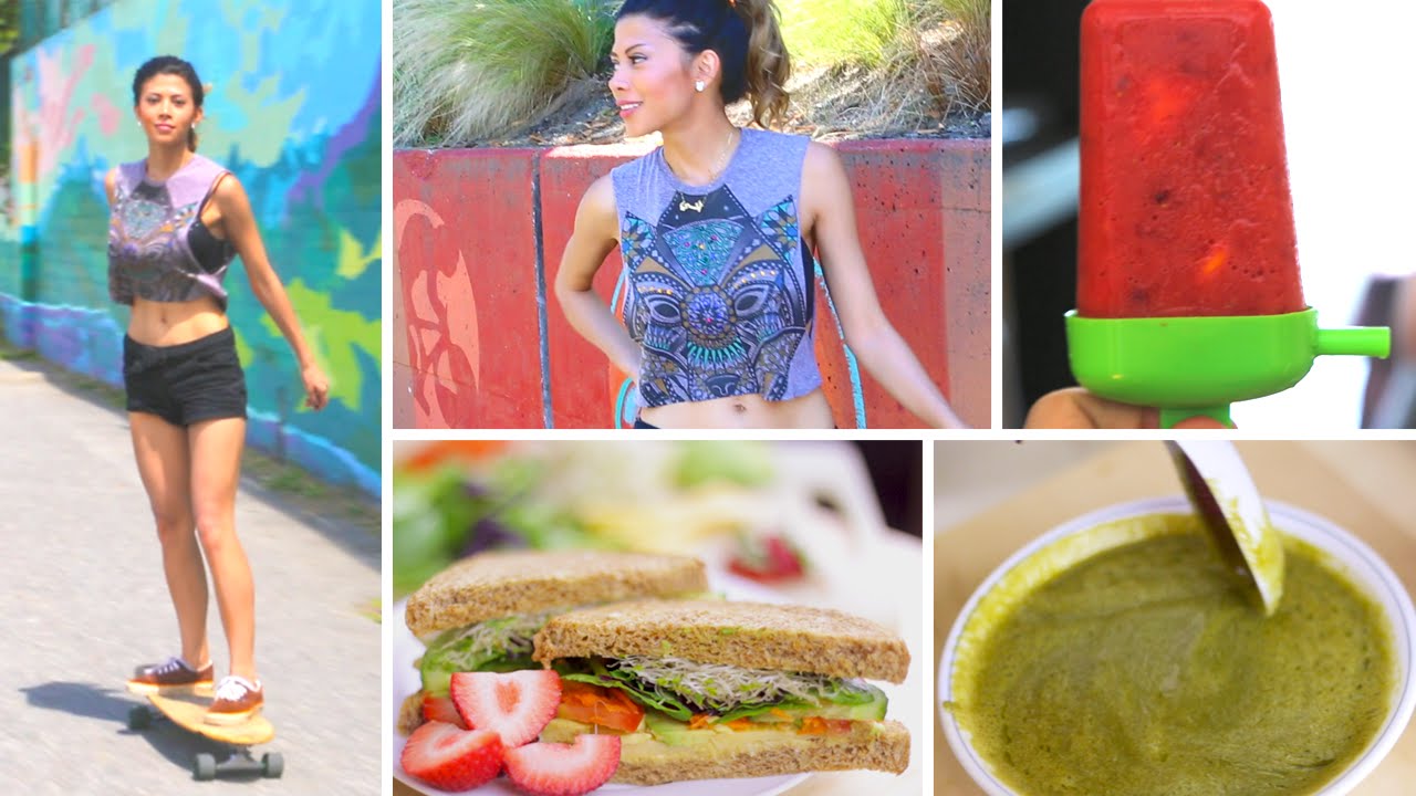 Longboarding ☀ Food, Outfit, Fun