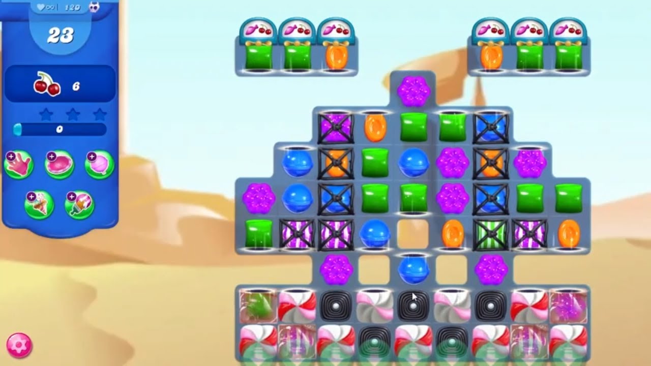 Candy Crush Saga LEVEL 120 NO BOOSTERS (new version)