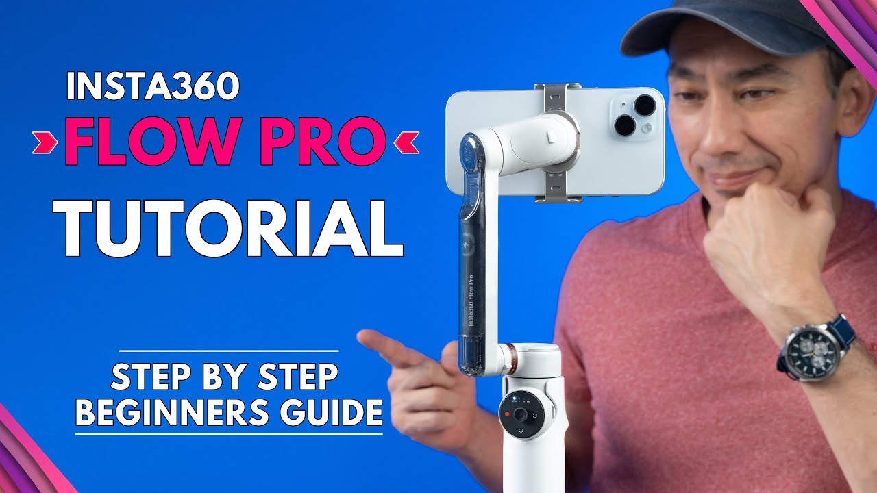 УЧЕБНОЕ ПОСОБИЕ Insta360 Flow PRO для начинающих: как настроить и использовать функции: ПОЛНОЕ РУ...