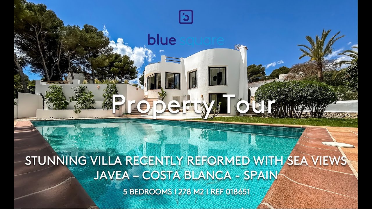 Fully refurbished luxury villa for sale in Javea with panoramic sea views I BLUE SQUARE I REF 018651
