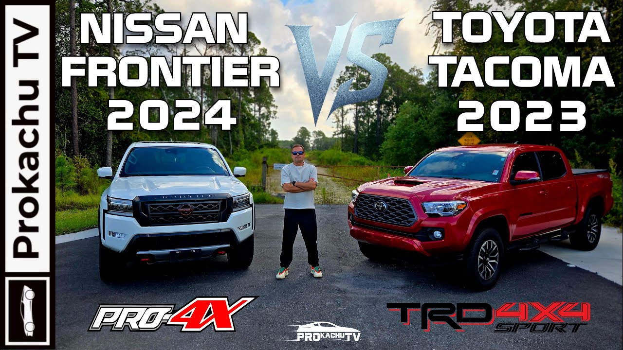 Nissan Frontier PRO-4X 2024 vs Toyota Tacoma TRD Sport 2023 | Кто кого? | Обзор #137 от Прокачу ТВ