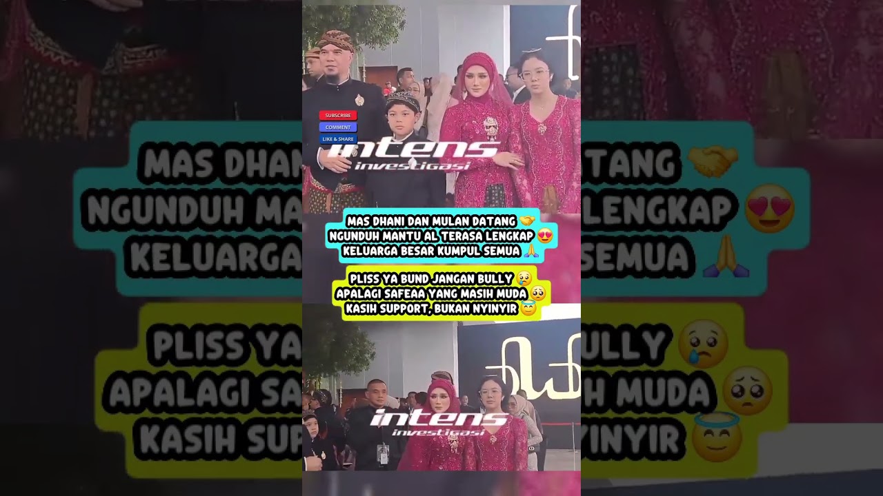 Ahmad Dhani & Mulan Hadir di Ngunduh Mantu 😌 Yuk Bund, Jangan Bully Siapapun 🙏