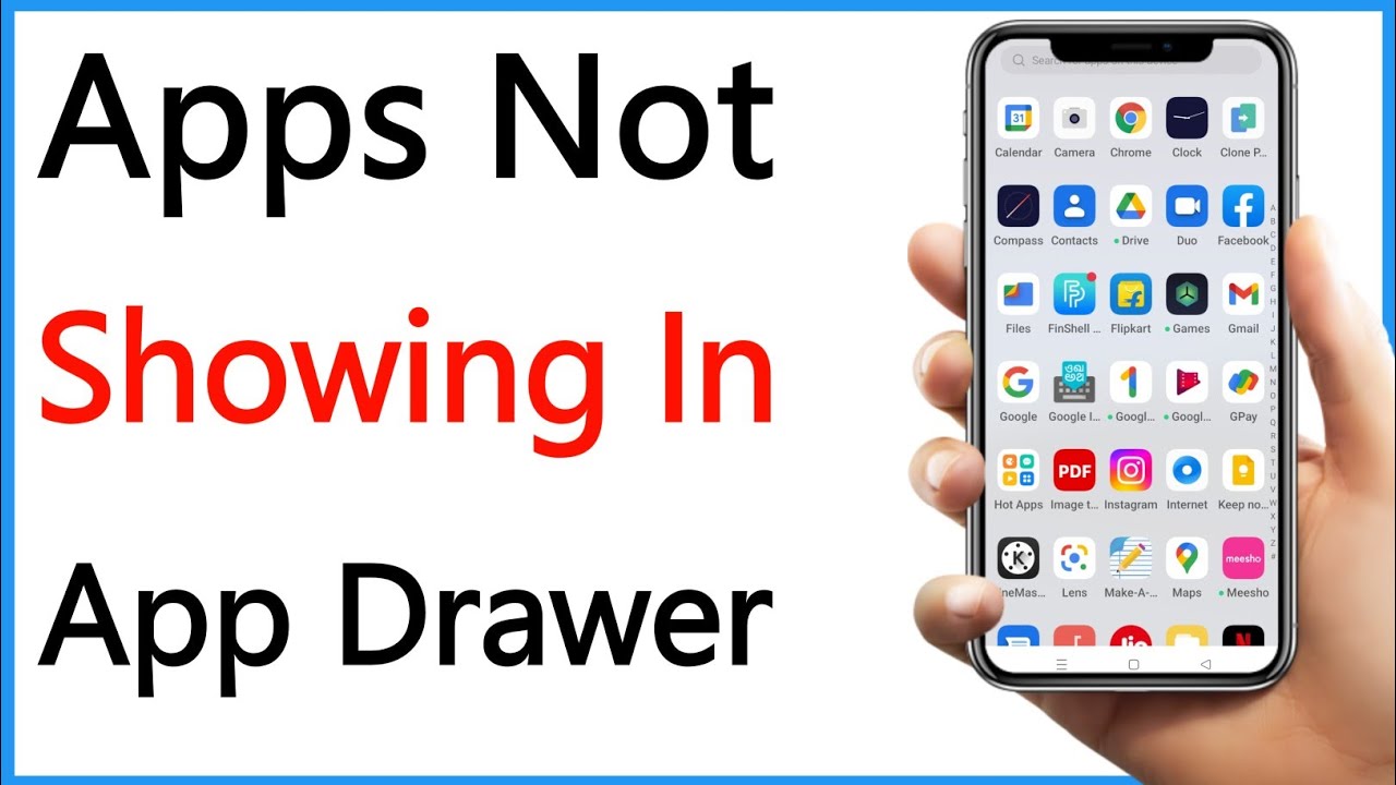 Apps Not Showing In App Drawer