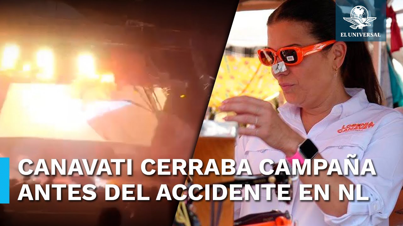 Ella es Lorenia Canavati, candidata que cerraba campa&ntilde;a cuando se cay&oacute; escenario en evento de MC