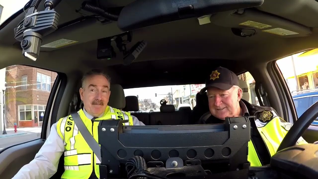Parking Enforcement with Mayor Collins and CSO Darrell Hibbens