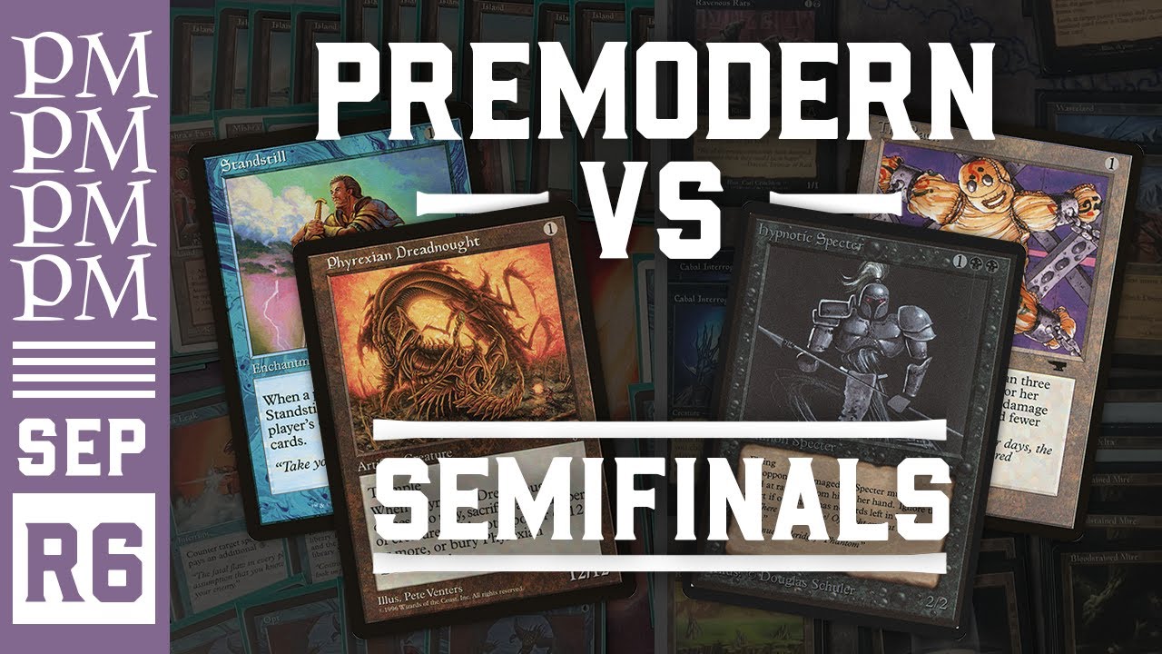 Mono U Stiflenought vs Black Control -  Round 6 - September Premodern MTG Tournament