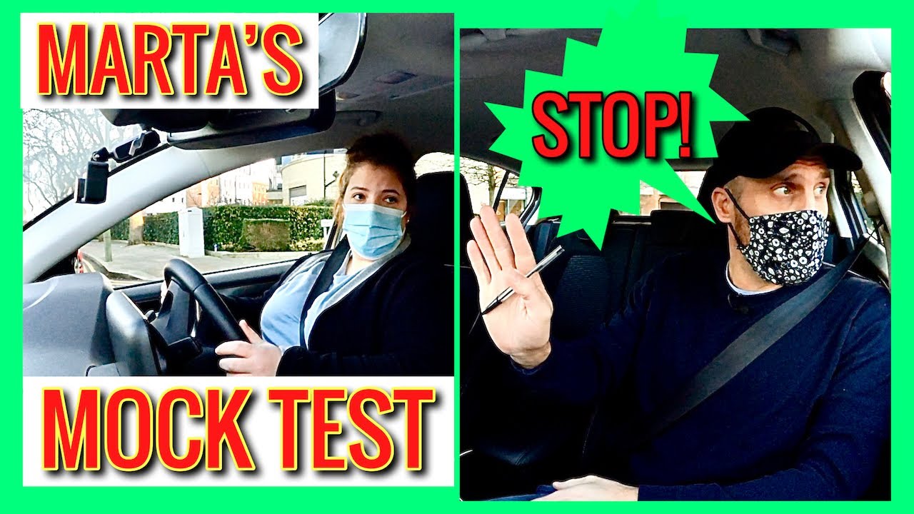 Mock Driving Test includes APEX CORNER at Hendon 5 SERIOUS FAULTS Fails in the first 5 minutes.