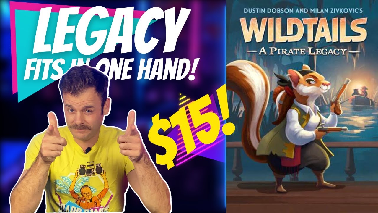 A Legacy Board Game Under $15 | Wildtails: A Pirate Legacy