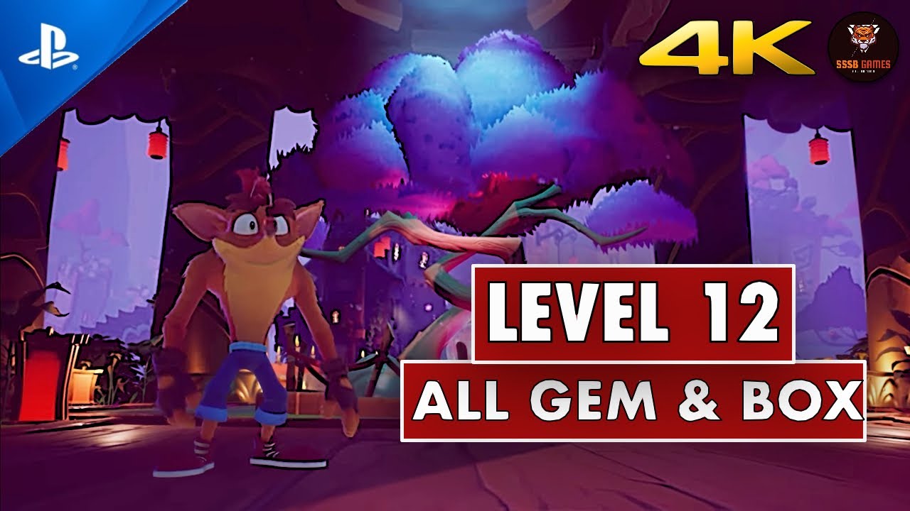 PS5 Crash Bandicoot 4 - All Boxes and Hidden Gem Level 12 OFF-BALANCE AMAZING