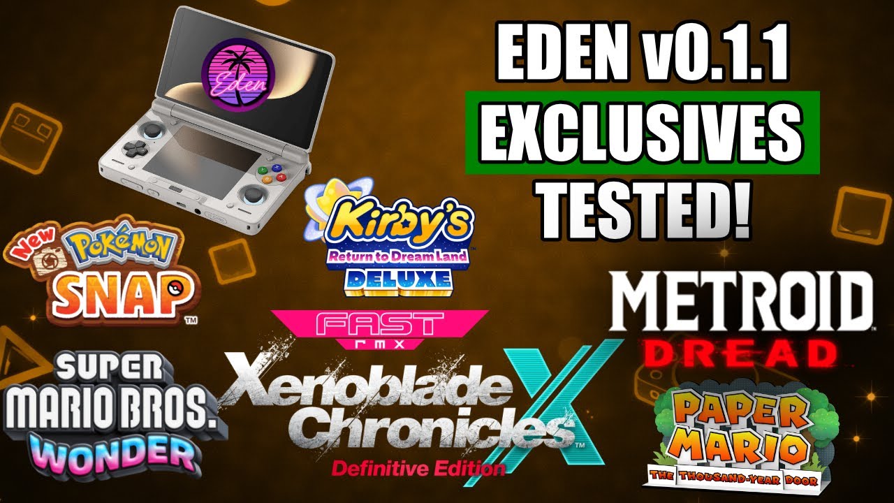 Xenoblade Chronicles X & Other Switch Exclusives Tested on AYN Thor | Eden 0.1.1