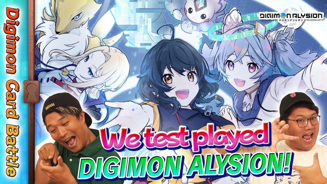 Карточная битва Digimon — битва в DIGIMON ALYSION (закрытый бета-тест)