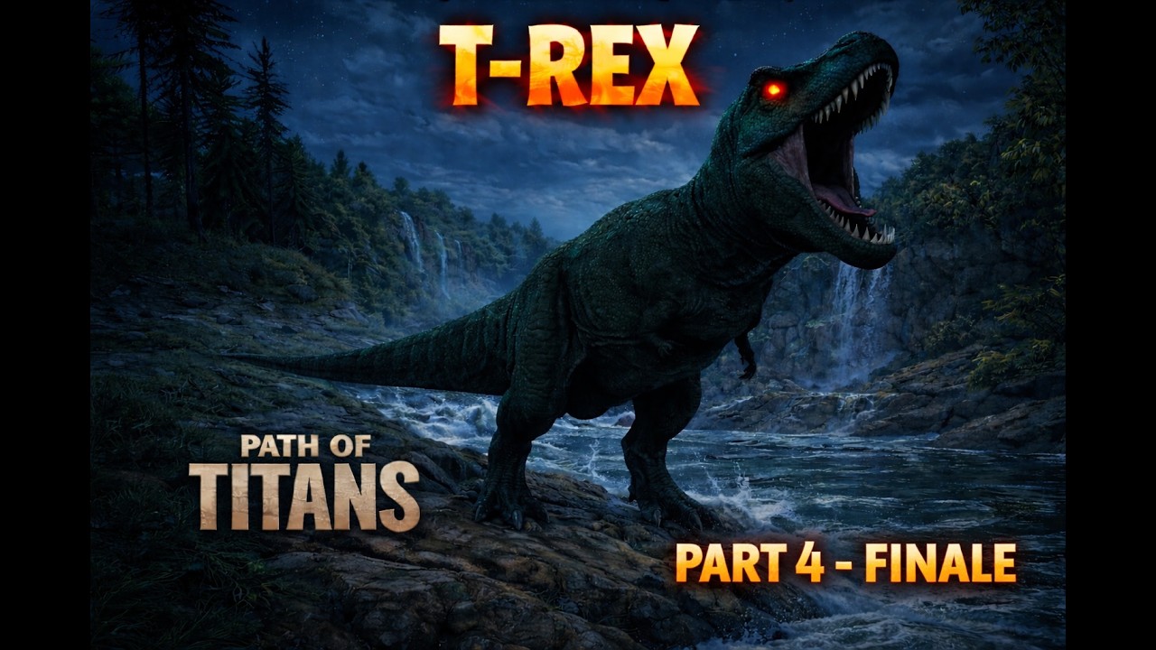 T-Rex Riparia Official Servers - Solo Gameplay (Part 4 - Finale) | Path of Titans