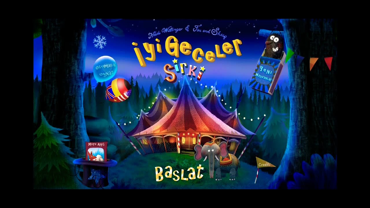 &Ccedil;ocuklar i&ccedil;in uyku vakti hikayesi - İyi Geceler Sirki (Yeni Hayvanlar) - Uykusuz &ccedil;ocuk kalmasın!