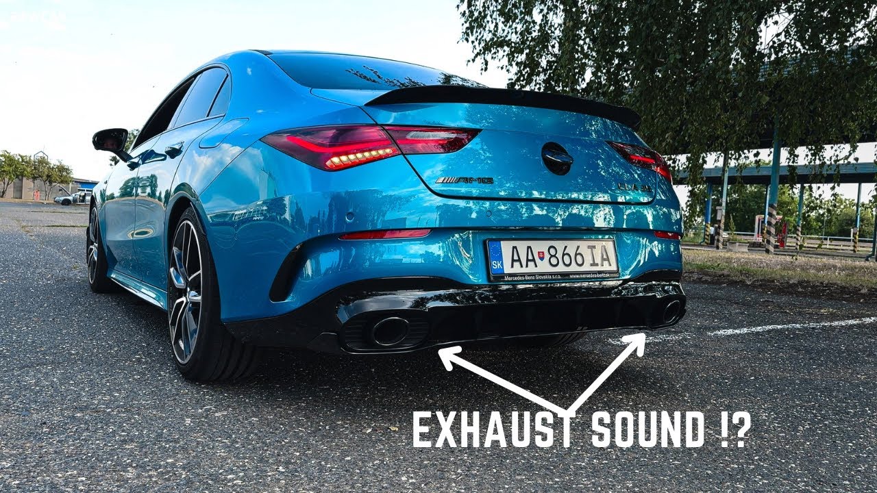 2024 Mercedes-AMG CLA 35 - Exhaust sound 4K
