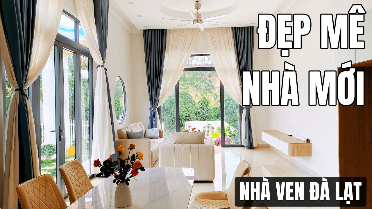 NGỒI NHÀ NGẮM CẢNH ĐỒI THÔNG|| Nhà vườn ven Đà Lạt