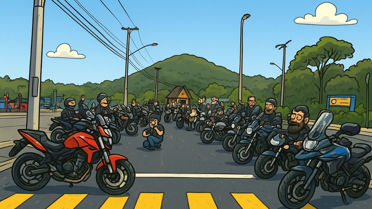 FUI A UM ENCONTRO DE MOTOCICLISMO EM PORTO UNIAO-SC
