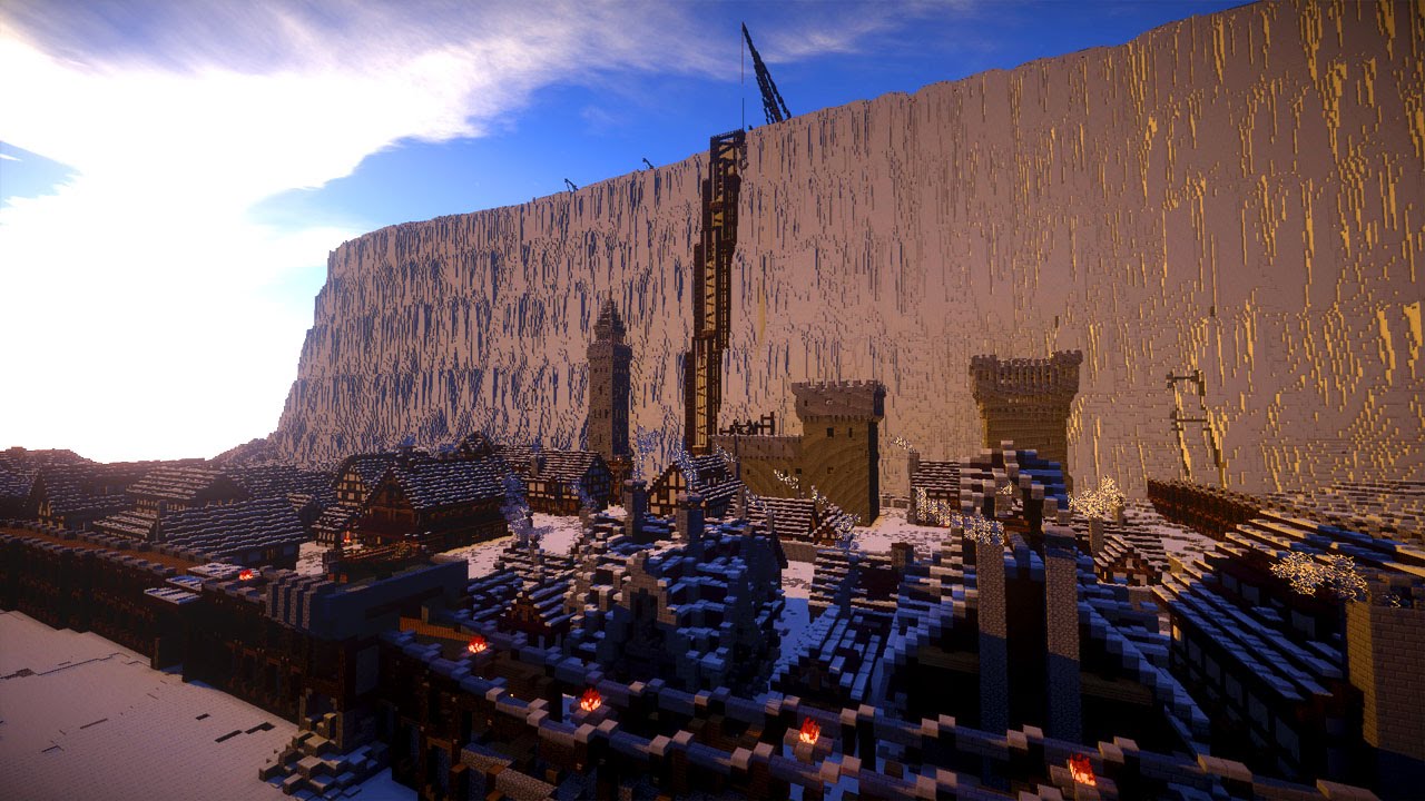Castle Black / Schwarze Festung - Game of Thrones - Minecraft Megabuild