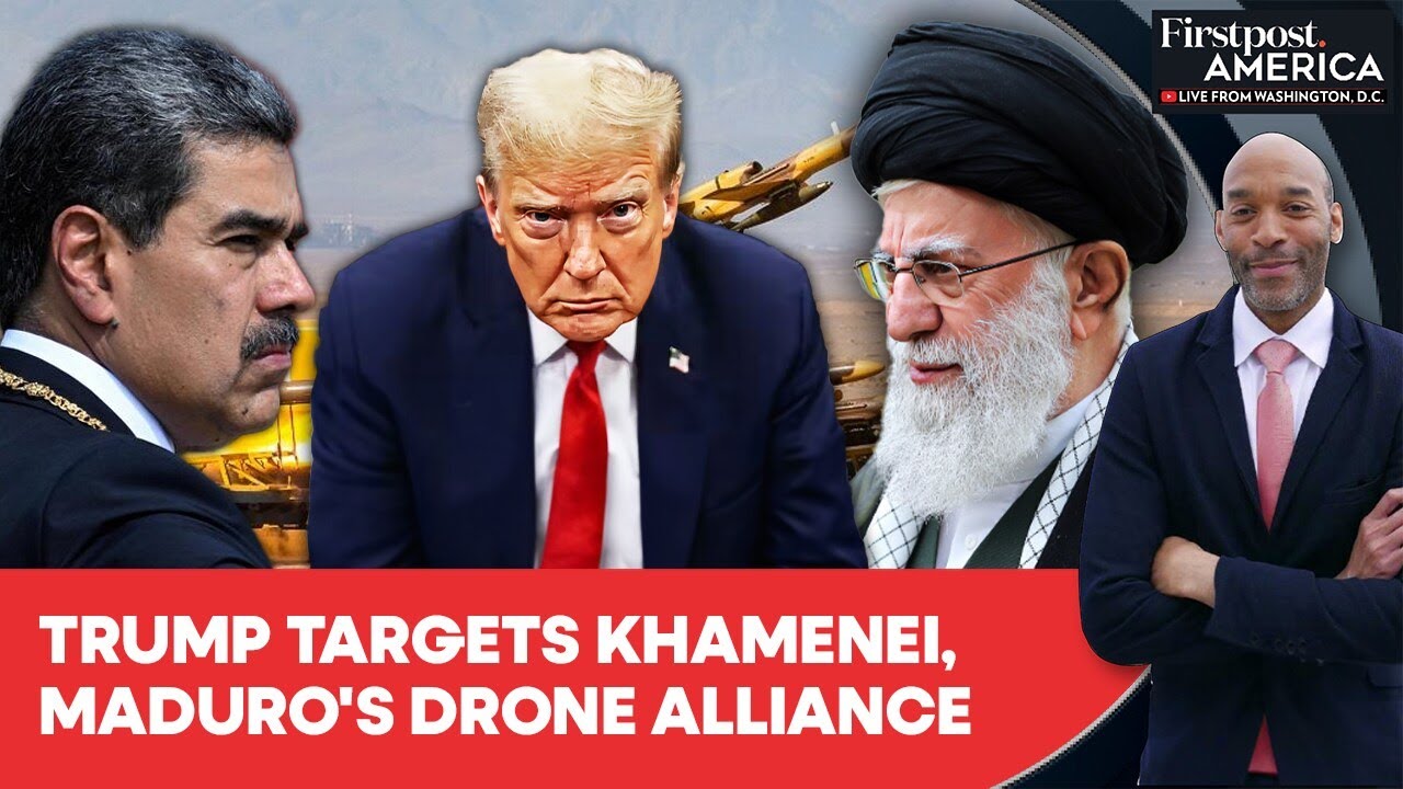 Трамп вводит новые санкции США против сети беспилотников Иран-Венесуэла | Firstpost America | N18G