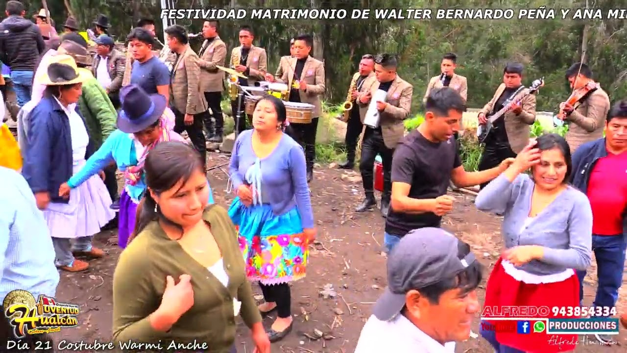 16 ORQUESTA JUVENTUD HUALCAN   MATRIMONIO DE WALTER Y ANA   CONGAR SHILLA DIC 2022