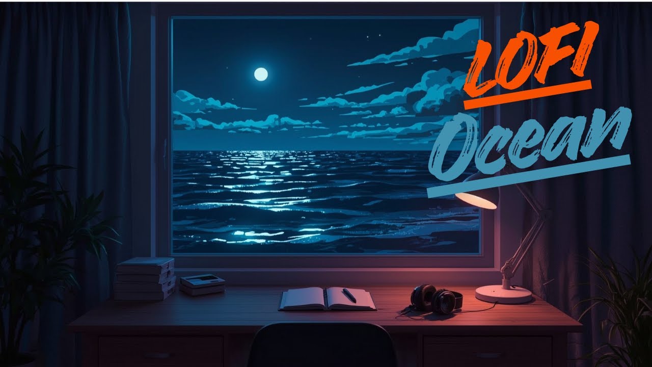 8 Hours Relaxing Ocean LoFii Sounds and Music