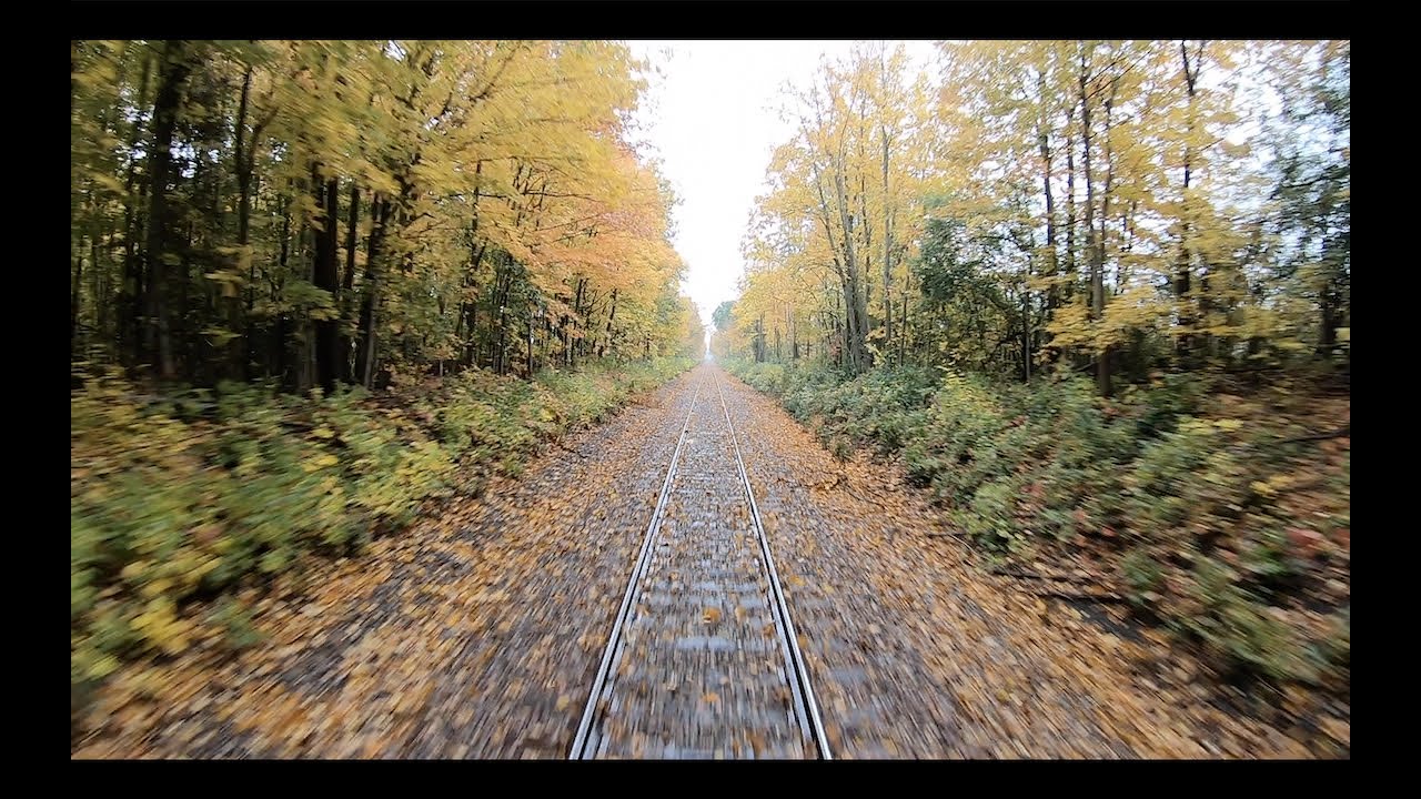 Platform Ride on the NYC 3 - 2020 American Autumn Explorer. Rutland VT to Burlington, VT