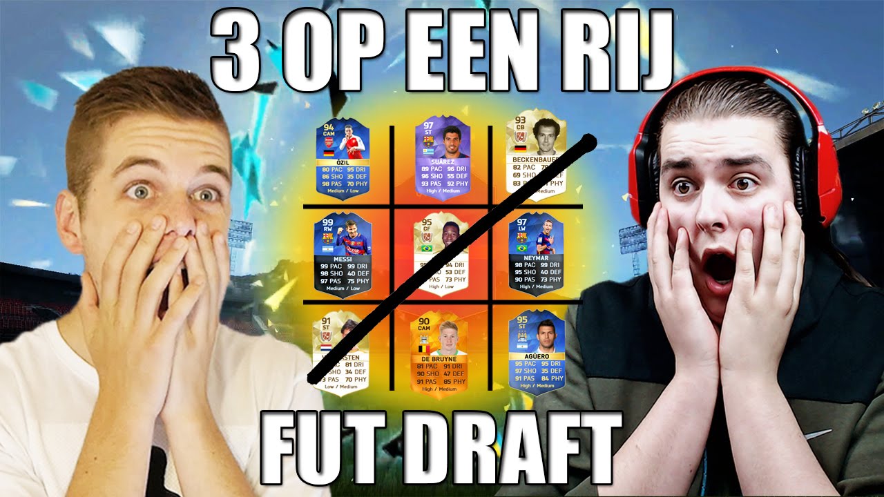 3 OP EEN RIJ FUT DRAFT VS FIFAZLATANNL! FIFA 16 NEDERLANDS