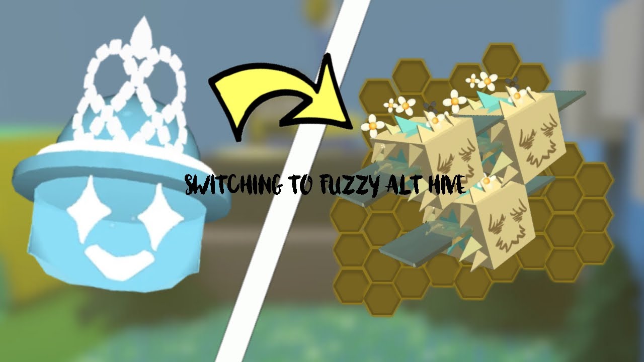 Completing my Fuzzy Alt (switching from blue to fuzzy hive)