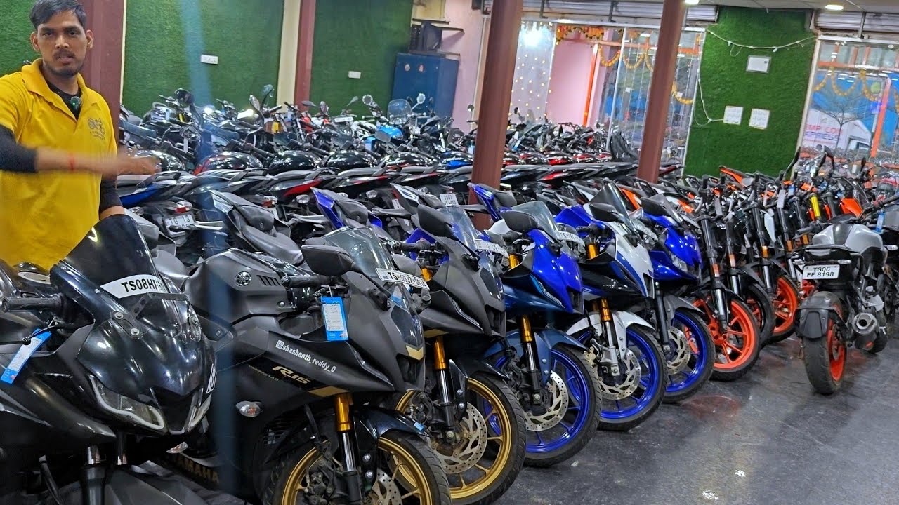 Second hand bikes in Hyderabad | PNarendher motors | 30 వేలకే #rc #mt #r15 @raviprakashlifestyle