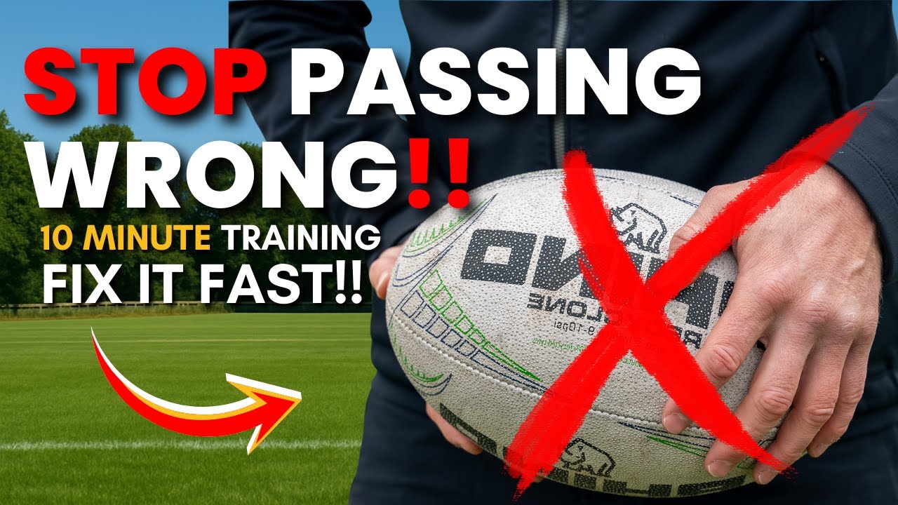 ⚠️You’re Passing WRONG❌⚠️😱 Fix It with This Partner Rugby Session (Power + Distance)